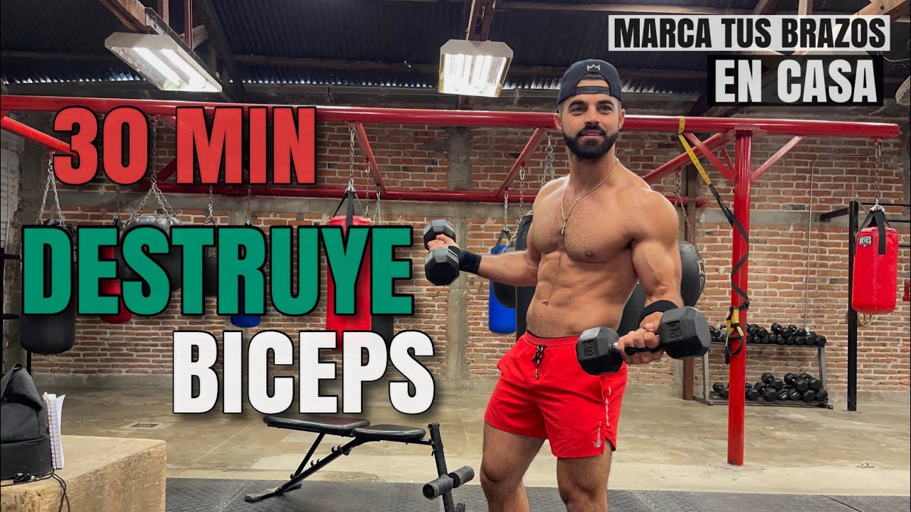 Destroy Your Biceps at Home (30 Minutes) Arm Toning Routine