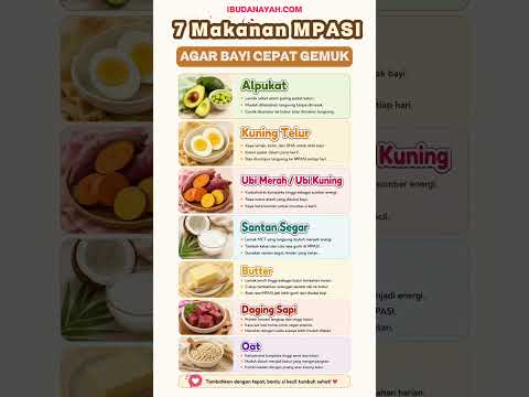 7 Makanan MPASI agar Bayi Cepat Gemuk #ibudanayah