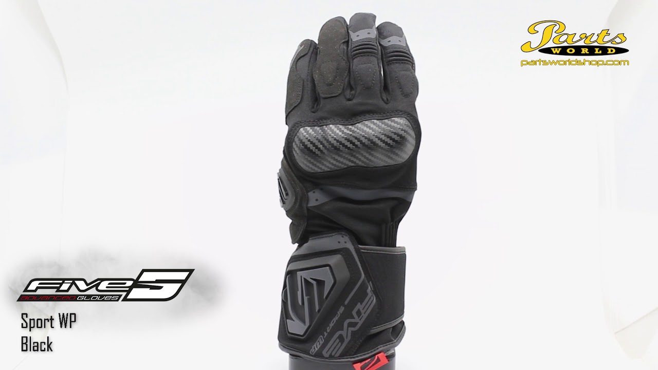 Five Gloves Sport WP Black by Parts World AG