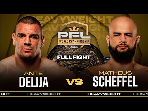 Ante Delija vs Matheus Scheffel 2 (Heavyweight Title Bout) | 2022 PFL Championship