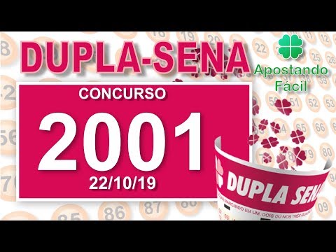 RESULTADO DUPLA-SENA - Concurso 2001