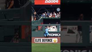 Catch + crash combo from Daulton Varsho ???? #MLB #BlueJays #Toronto