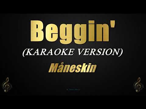 Beggin' - Måneskin (Karaoke/Instrumental)