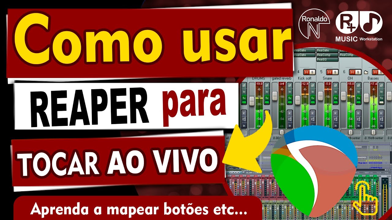 Como usar o Reaper ao vivo | Mapear botões do teclado no Reaper