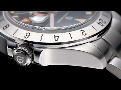 2022 New Pagani Design Men Automatic Mechanical Watch Classic Retro Gmt Watch Stainless Steel 200m W