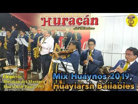 Orquesta Huracán del Mantaro Huaynos 2019 en vivo  - Huaylarsh Papá y Mix Coralí