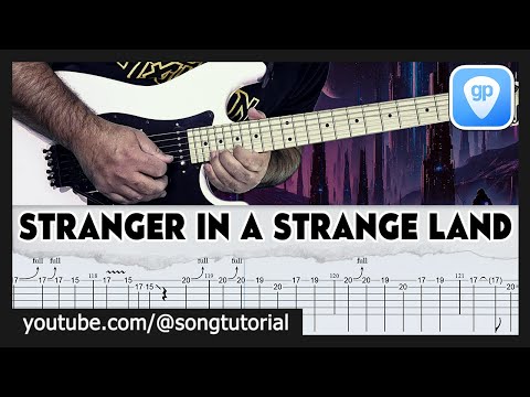 Iron Maiden | Stranger in a Strange Land | TAB | Guitar Cover | Lesson