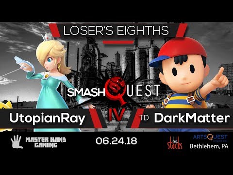 SmashQuest IV -  UtopianRay (Rosalina) vs TD | DarkMatter (Ness) - Loser's Eights