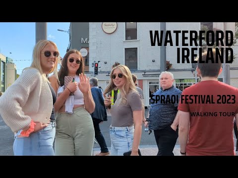 Spraoi Festival Vibes | Walking Tour in Waterford, Ireland 🎉🚶‍♂️