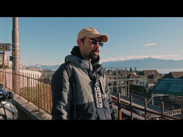 Downhill skating in Lausanne