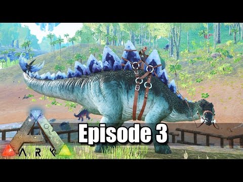 Dansk ARK Survival Evolved - EP 3 - Stegosaur Tæmning!
