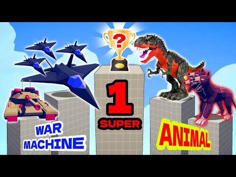 SUPER TOURNAMENT of ALL WAR MACHINE vs ANIMAL UNITS | TABS - Totally Accurate Battle Simulator