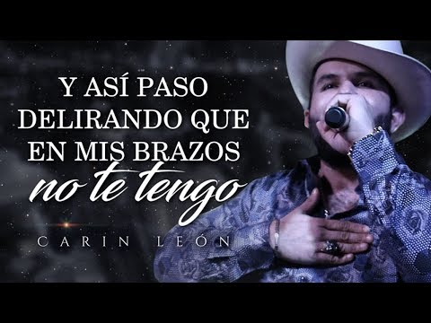 (LETRA) ¨AMOR PLATÓNICO¨ - Carin León (Lyric Video)