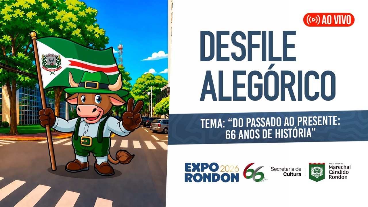 Desfile cívico celebra 66 anos de Marechal Cândido Rondon e conecta passado e presente