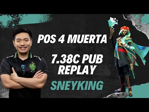 Sneyking Muerta soft support - learning from pro level pubs