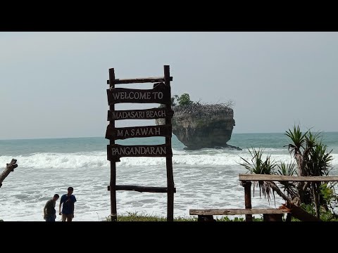 Sehari di Pantai Madasari 💦 #pantai #madasari #pangandaran #laut #beach #beautiful