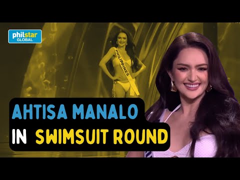 Ahtisa Manalo stuns in swimsuit round of 2025 Miss Universe