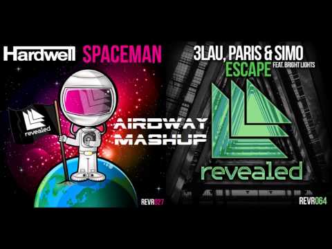 Hardwell vs 3lau & Bright Lights - Escape at Spaceman (DJ Airdway Mashup)