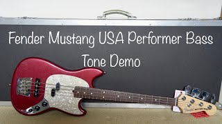 Video thumbnail for Fender USA Performer Mustang Bass | Tone Demo by Tyler Spicer