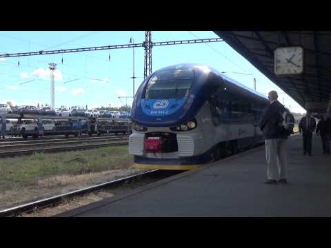 ČD 844 004-2 (České dráhy, "RegioShark", PESA Link II) Os 7009 do Most - Cheb