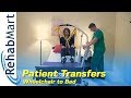 How To Use A Hoyer Patient Lift To Transfer A Patient From Their Wheelchair To A Bed