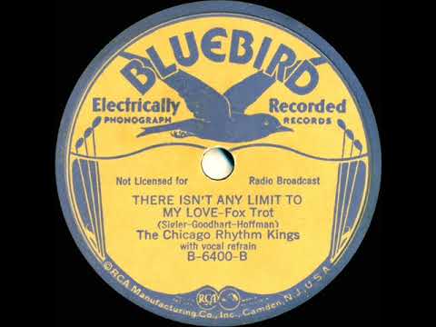 1936 Chicago Rhythm Kings - There Isn’t Any Limit To My Love (Dick Robertson, vocal)