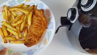 Air Fryer - Cooking Battered Cod Fish & Chips