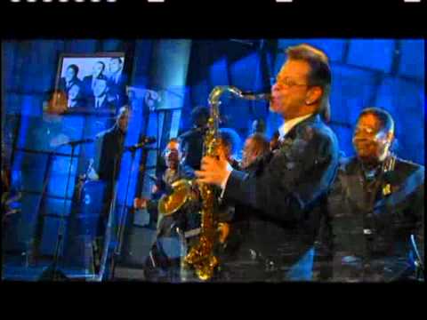 The Dells perform at the Rock and Roll Hall of Fame inductions 2004