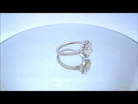 ROUND CUT DIAMOND ENGAGEMENT RING 1.50CTW ART DECO - KNR INC - 156