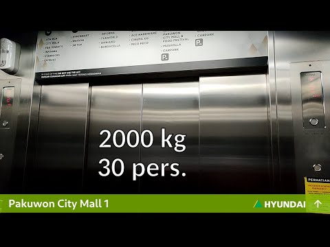 Large Hyundai LUXEN Elevator · Pakuwon City Mall 1 (former East Coast Center), Surabaya