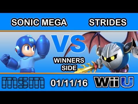 MSM 32 - Sonic Mega (Mega Man) Vs. 2GG | Strides (Meta Knight) Winners Side - Smash Wii U