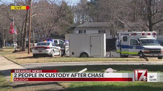 2 suspects in custody after leading deputies on Wake Co. chase: Sheriff