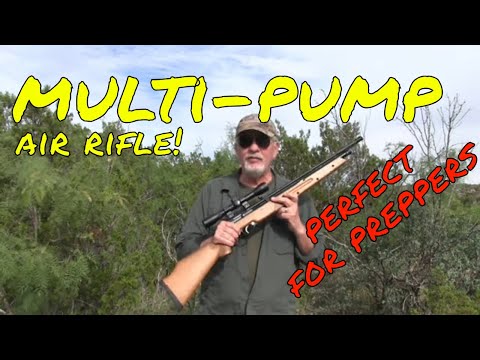 MULTI-PUMP AIR RIFLE I Prep and Survival Gear I Airgun Hunting and Pest Control I Self-Contained