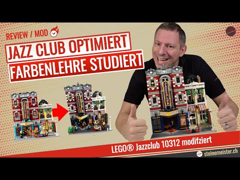 Wie verschönert ihr mit 10 Euro einfach den LEGO® Jazzclub 10312?🤩