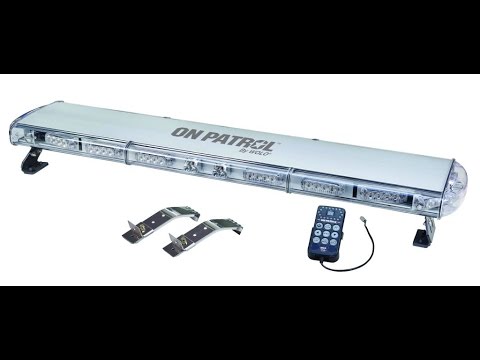 Wolo ON PATROL 49\" low profile LED light bar 7800 series