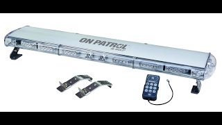Wolo ON PATROL 49" low profile LED light bar 7800 series