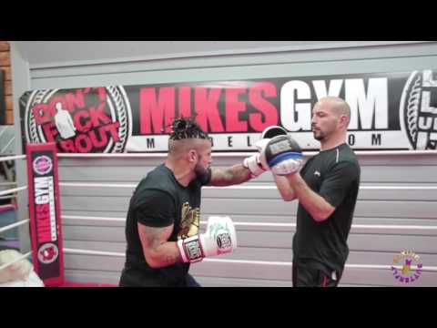 SD and Coach K boxing training