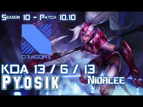 DRX Pyosik NIDALEE vs REK'SAI Jungle - Patch 10.10 KR Ranked