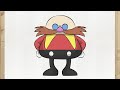 Dr Robotnik Zeichnen Lernen Ikonicher Bösewicht Aus Sonic ️ Sonic The Hedgehog