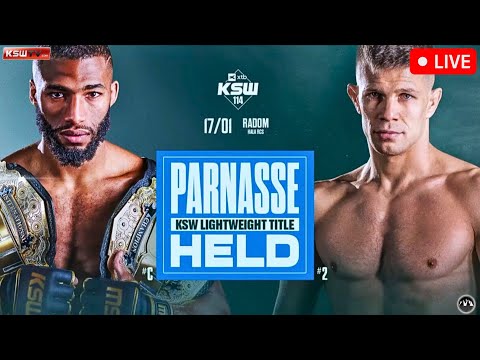 KSW 114: Parnasse vs. Held | MMA LIVE STREAM | FIGHT COMPANION Konfrontacja Sztuk Walki POLAND
