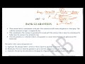 Unit 12 Bank Guarantee Caiib Legal Tamil Banking Regulations Business Laws
