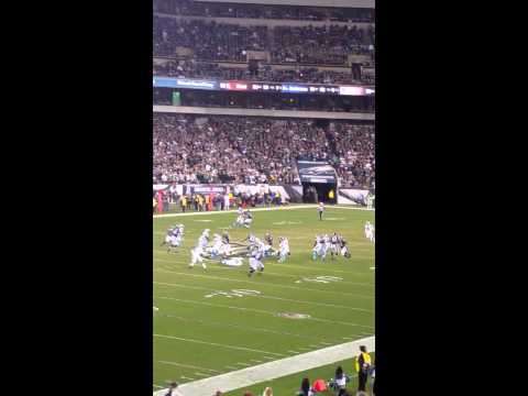 Darren Sproles punt return TD against Carolina !!
