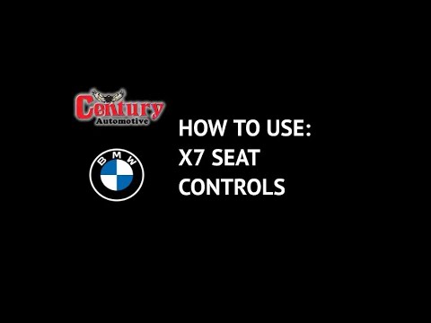 BMW X7 Back And Third Row Controls