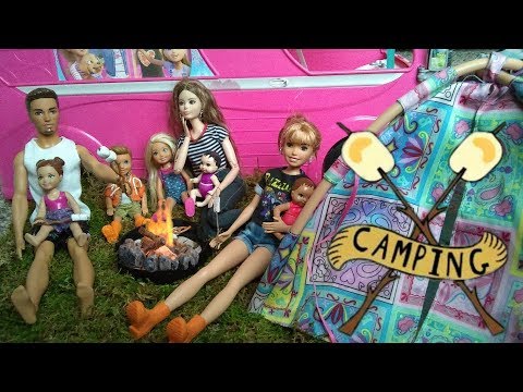 #Barbie Family Episode 37 Barbie's Extra Fun Family Camping Trip