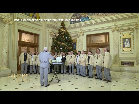 Corul bărbătesc din Finteușu Mare, Maramureș (24 12 2017)