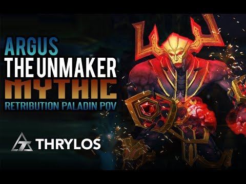 Thrylos vs Argus The Unmaker Mythic - Ret Paladin POV
