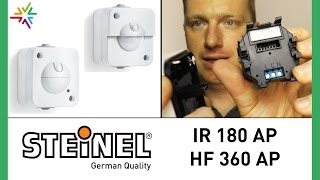 STEINEL IR 180 AP und STEINEL HF 360 AP [watt24-Video Nr. 103]