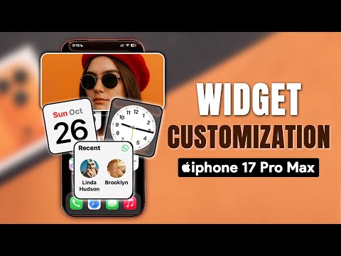 iPhone 17 Pro Max Widgets: Add, Edit & Customize Like a Pro!