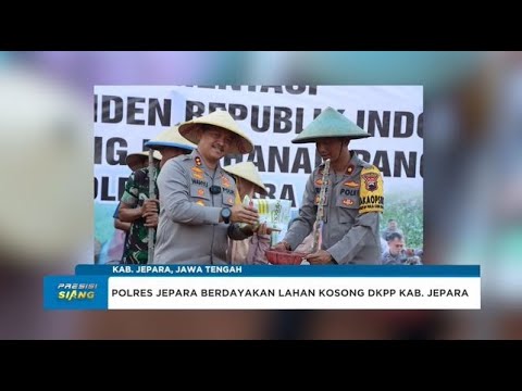 POLRES JEPARA BERDAYAKAN LAHAN KOSONG DKPP KAB JEPARA