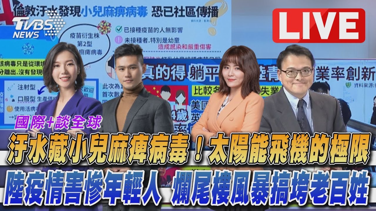 《TVBS國際+談全球》汙水藏小兒麻痺病毒!爛尾樓風暴搞垮老百姓